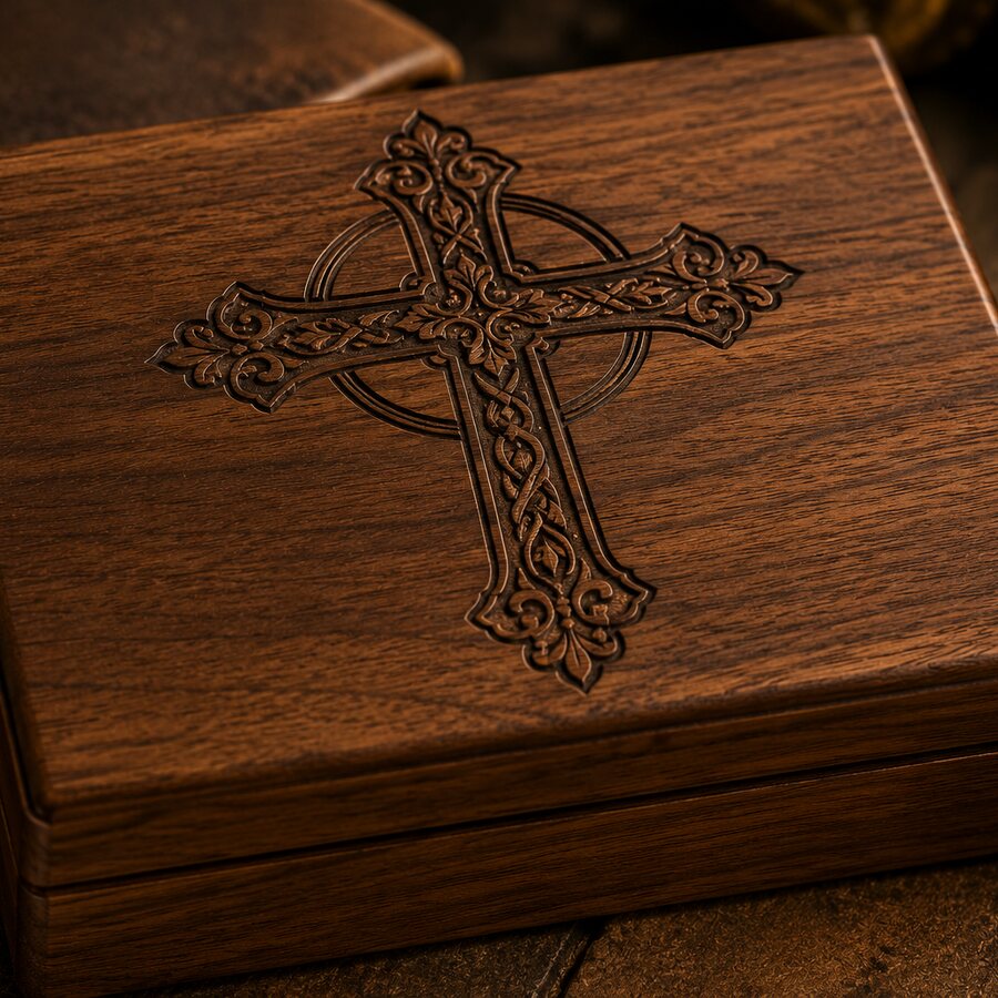 Engraved wood box inspiration