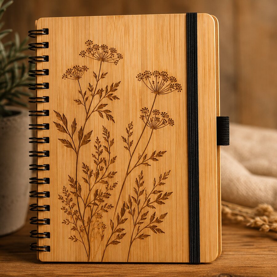 Engraved notebook cover inspiration