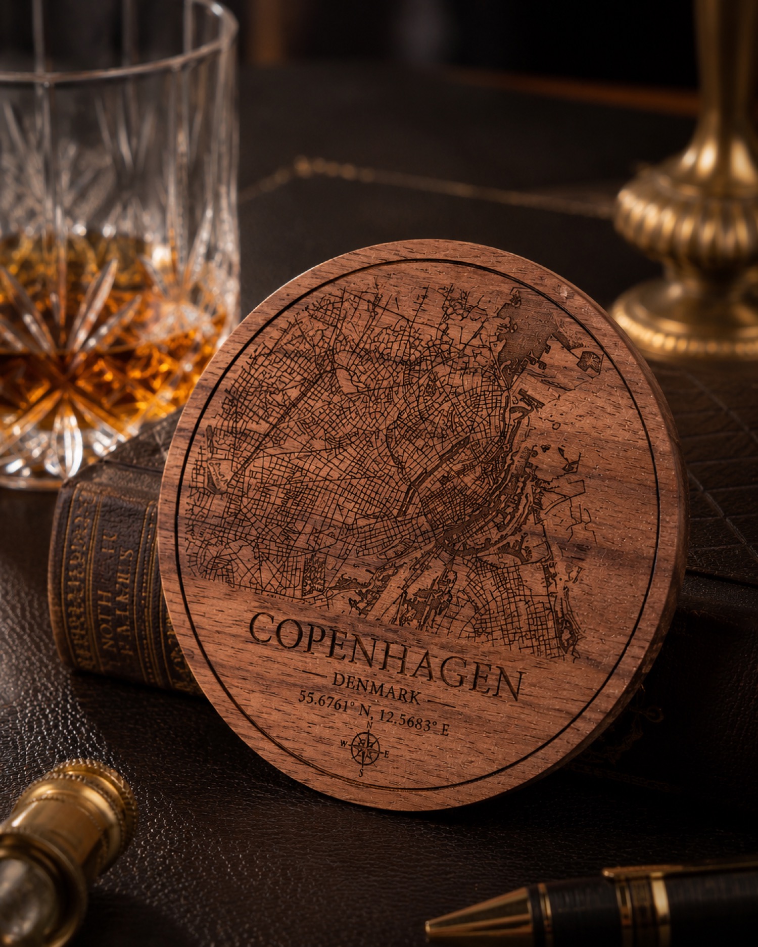 Wood coaster engraving inspiration