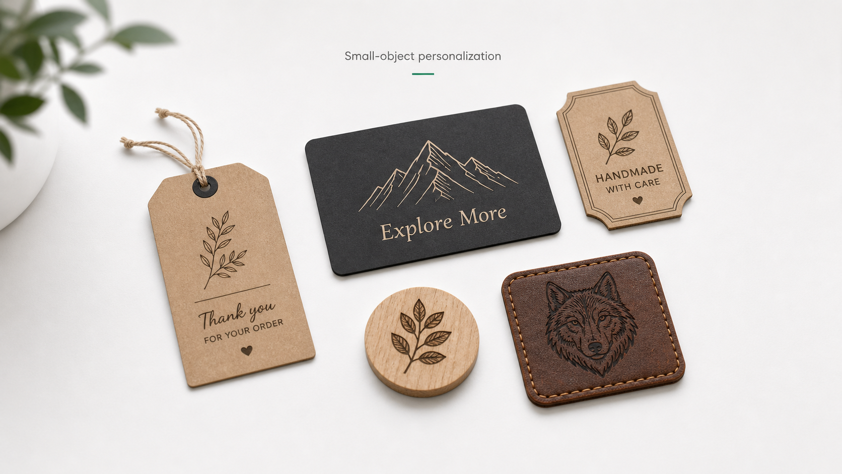 Compact Galvo or Hand Tools for Personalized Gifts